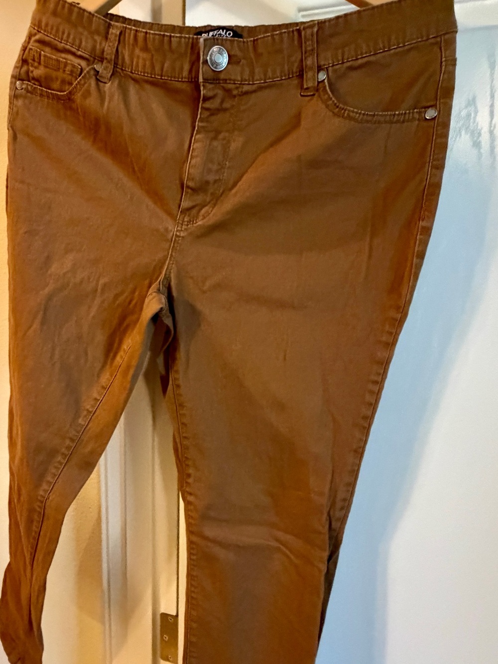 Buffalo David Bitton Skinny Pants in Rust
